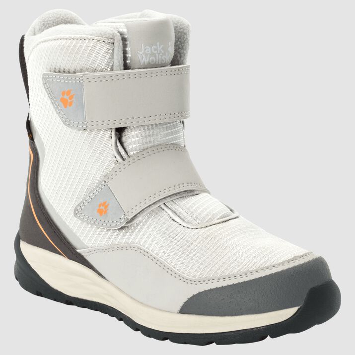 Jack Wolfskin Kids Polar Bear Texapore High Vc Waterproof Boots Light Grey/White 243605HVM